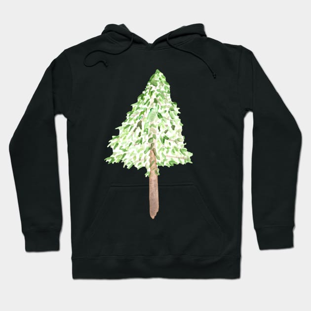 pine tree Hoodie by thegirlaquatic